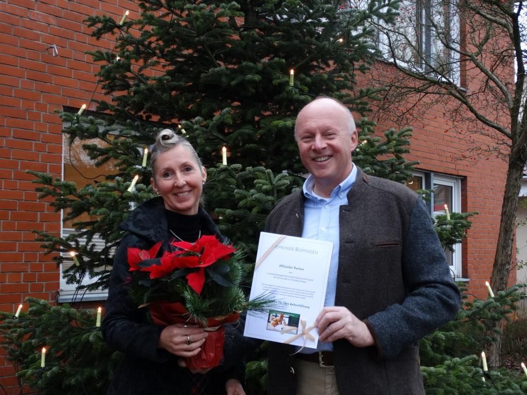 Lydia Albers und Bürgermeister Dr. Jens Bülthuis Lydia Albers und Bürgermeister Dr. Jens Bülthuis