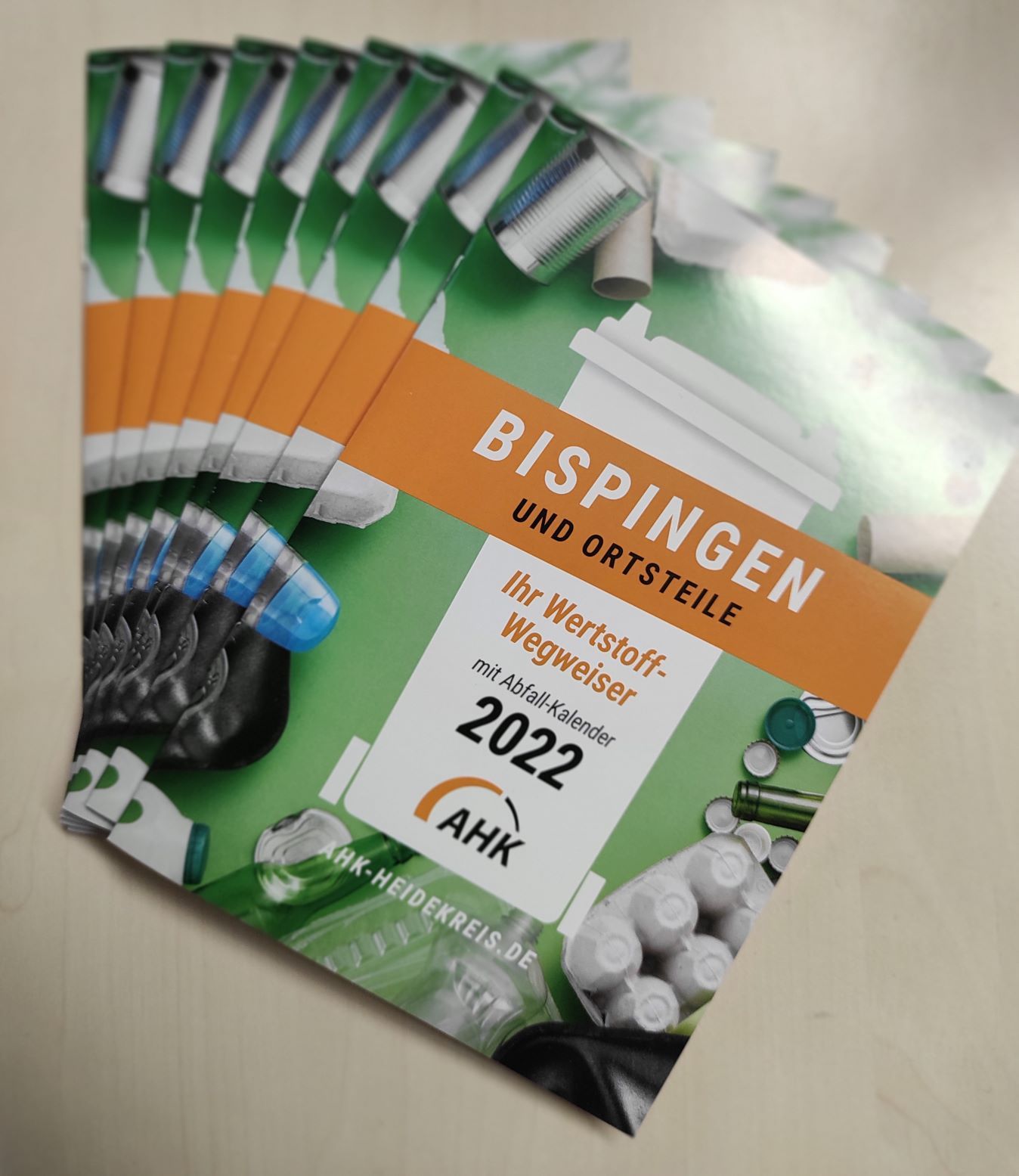 Abfallkalender 2022 Das Bild zeigt den Abfallkalender 2022.