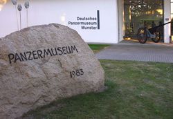 Eingangsbereich des Deutschen Panzermuseums