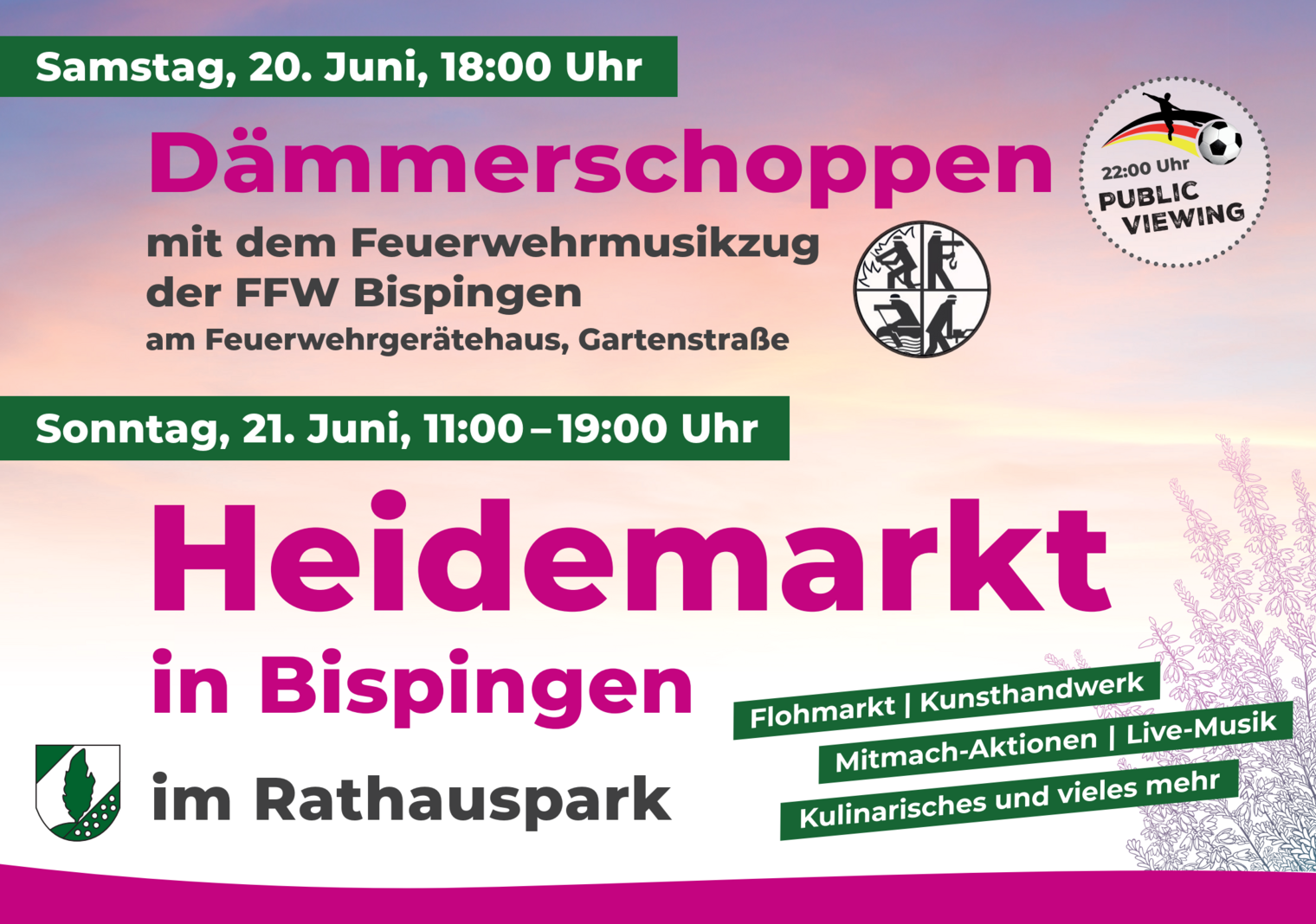 Plakat Heidemarkt 2026