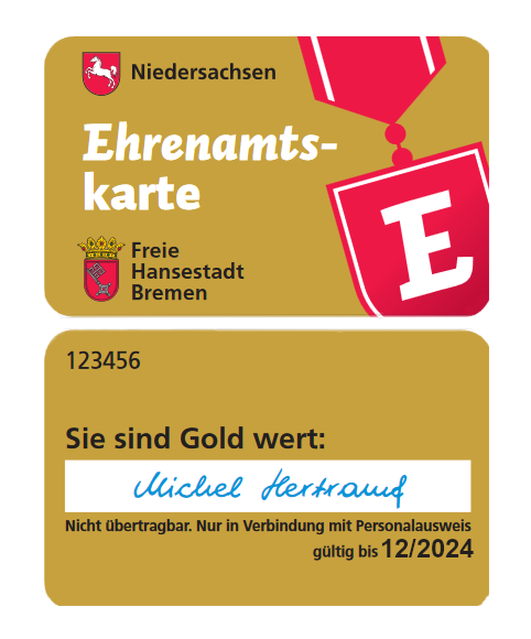 Abbildung Ehrenamtskarte