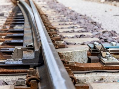 Weichenzunge. Dekoratives Bild